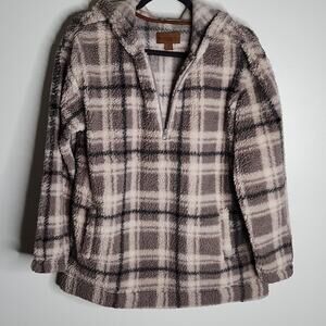 Koolaburra By UGG Women's Brushed Back Sherpa Hoodie Pullover Size M